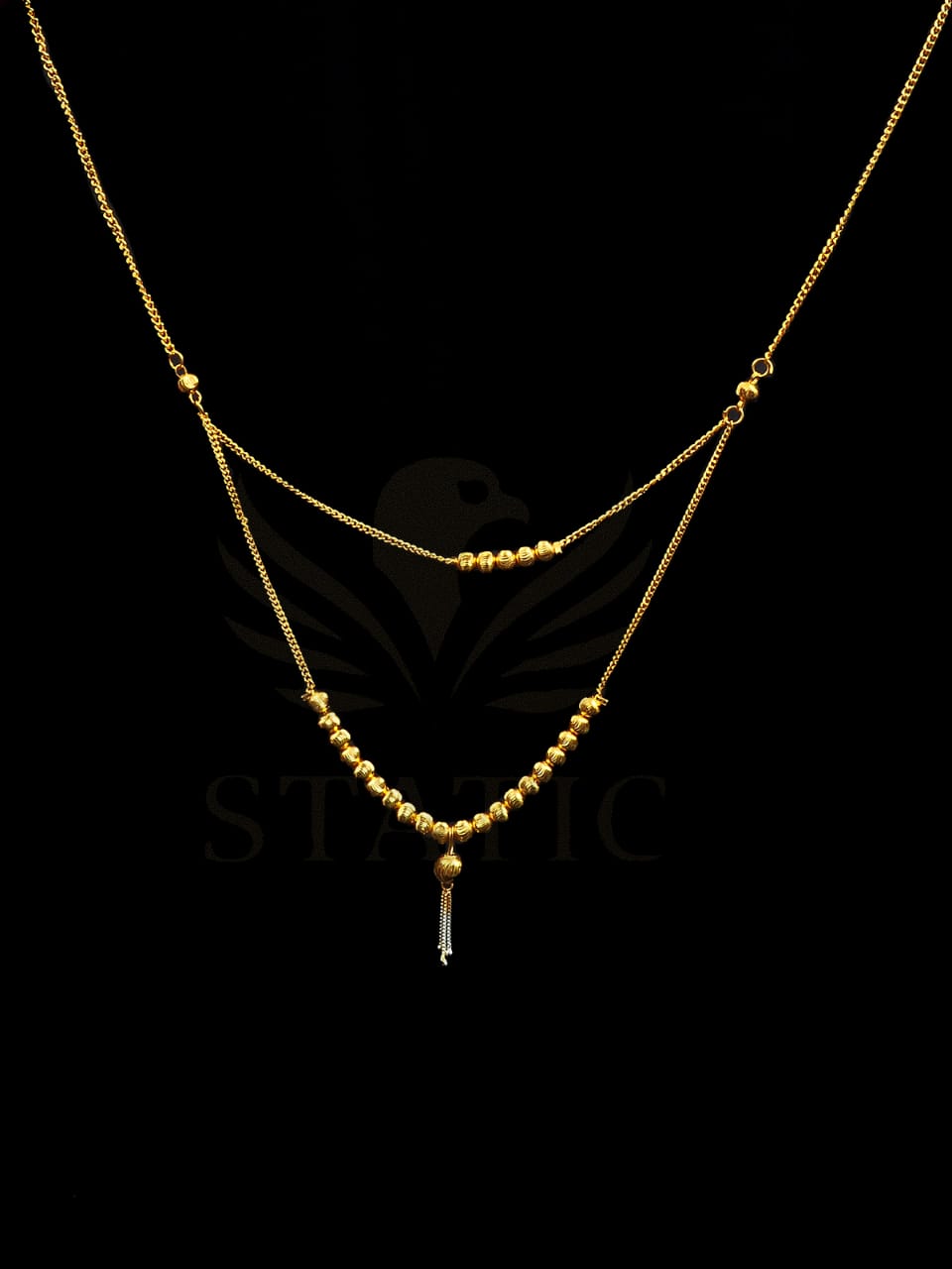 Minimalist Threaded Golden Mala